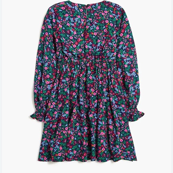 New nwt J. Crew Crewcuts floral long sleeve dress - Picture 2 of 9